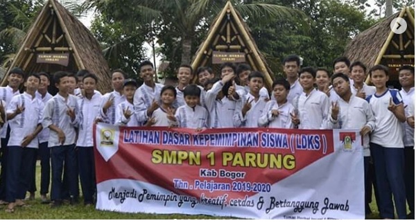 SMPN 1 Parung Laksanakan LDKS 2019