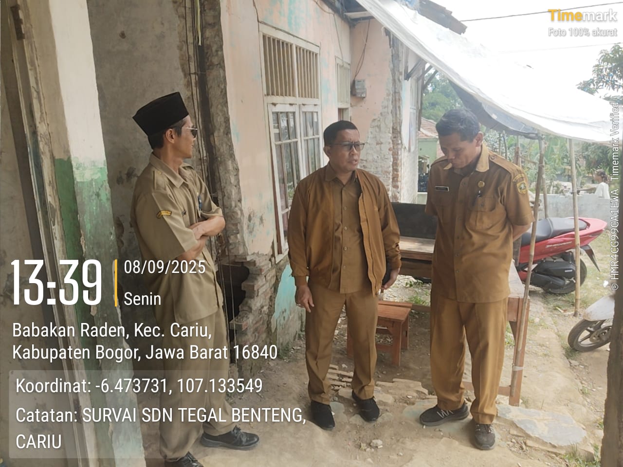 DINAS PENDIDIKAN PASTIKAN PERBAIKAN SARPRAS SDN TEGAL BENTENG