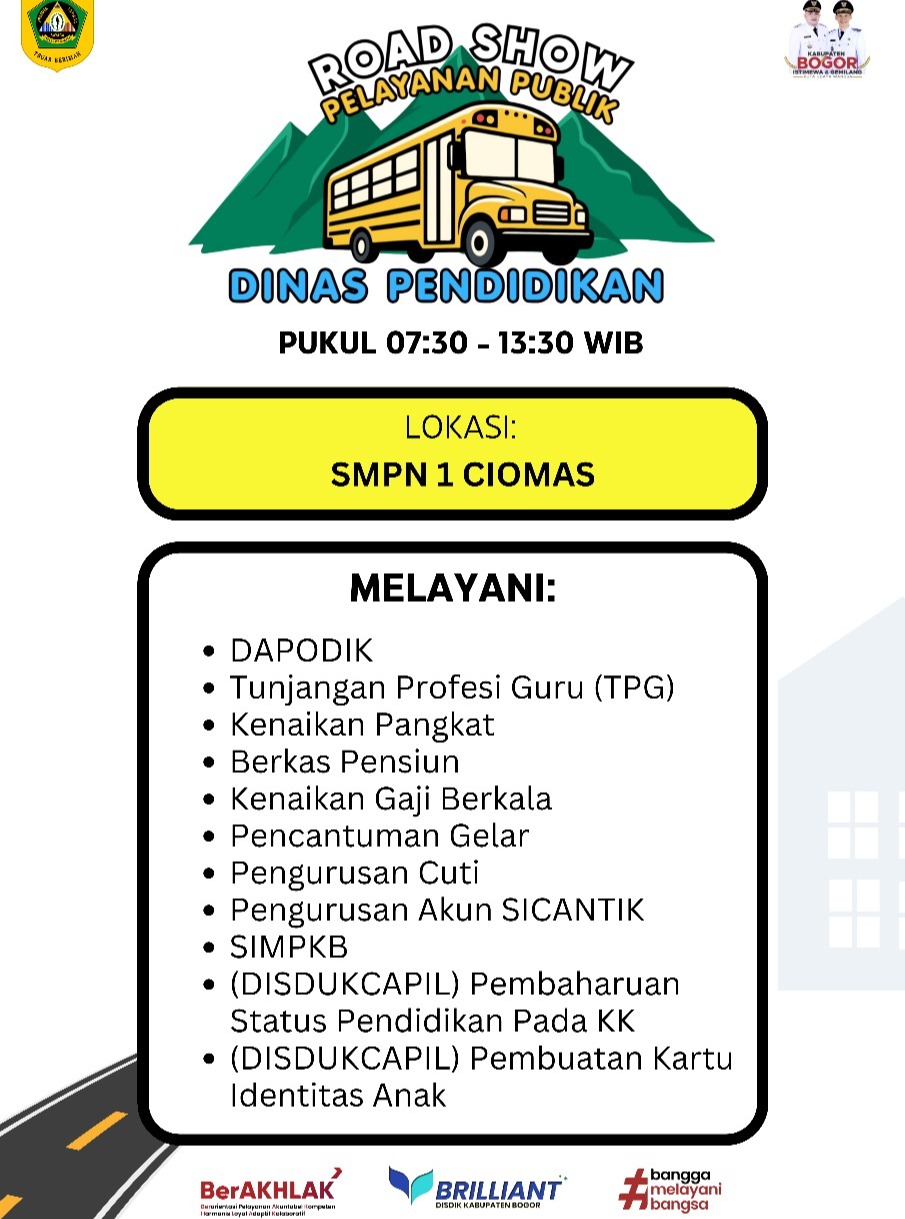 Road Show Pelayanan Publik Dinas Pendidikan