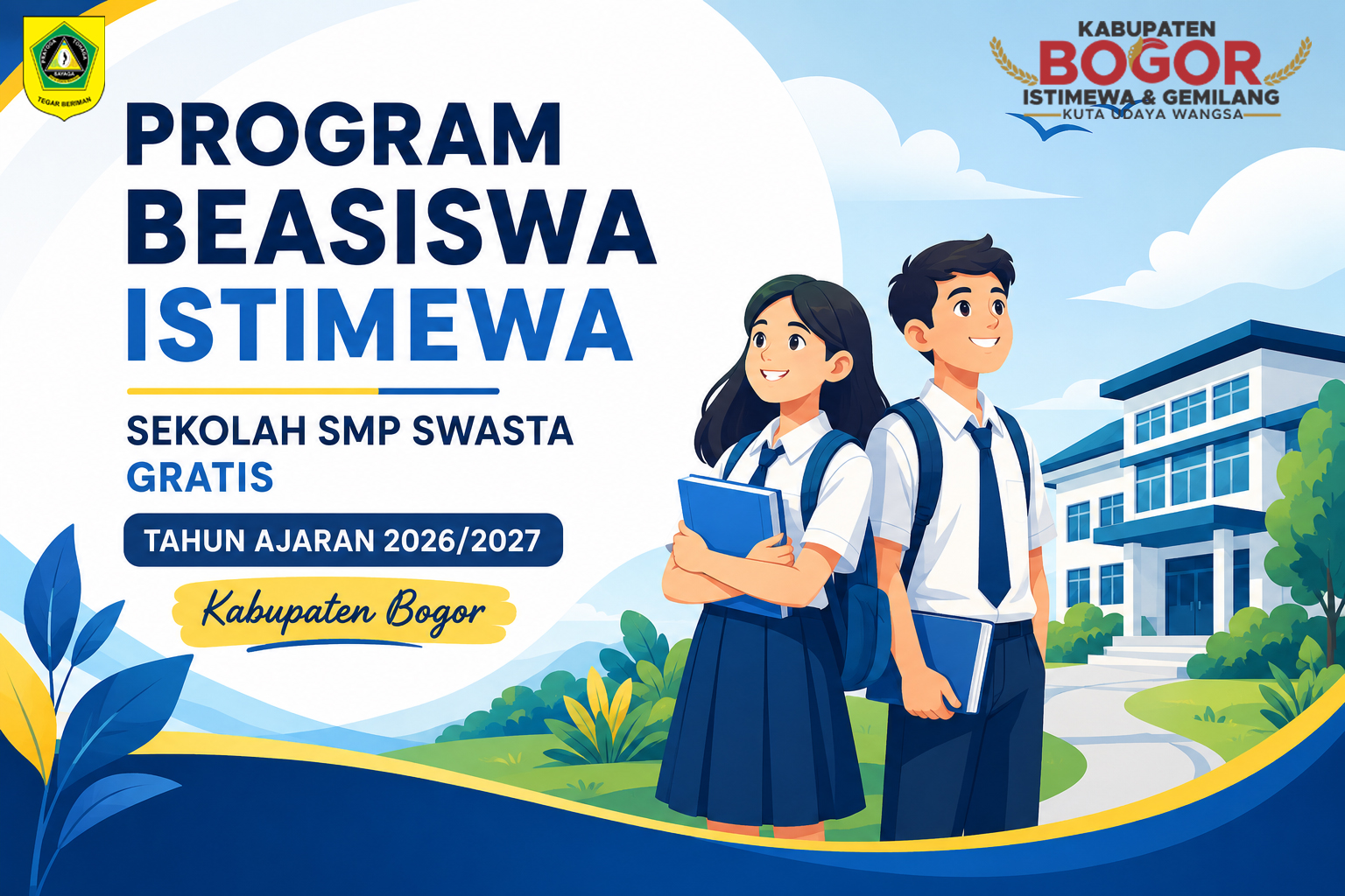 Program Beasiswa Istimewa Sekolah SMP Swasta Gratis Tahun Ajaran 2026/2027