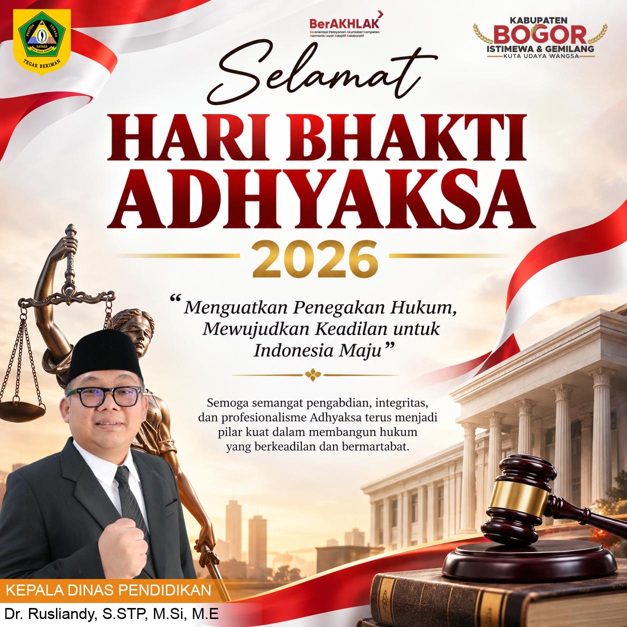 Selamat Hari Bakti Adhyasa Tahun 2026