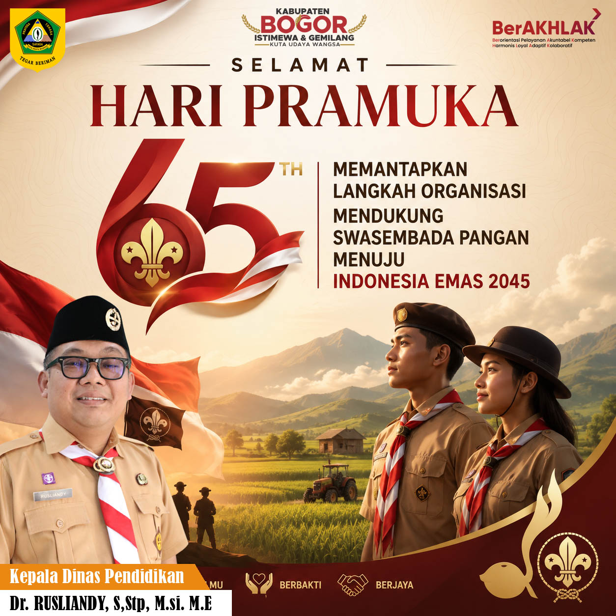 Selamat Hari Pramuka Ke - 65 Tahun