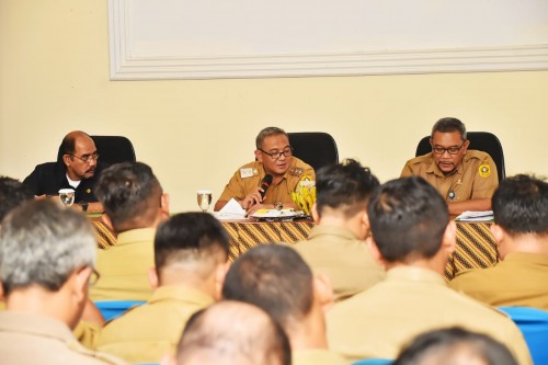 WABUP GELAR RAPAT EVALUASI KERJA DISDIK TAHUN 2019