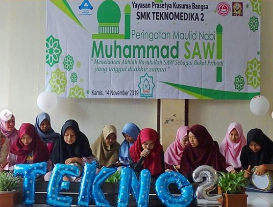 SMK Tekno Media 2, Meriahkan Maulid Nabi